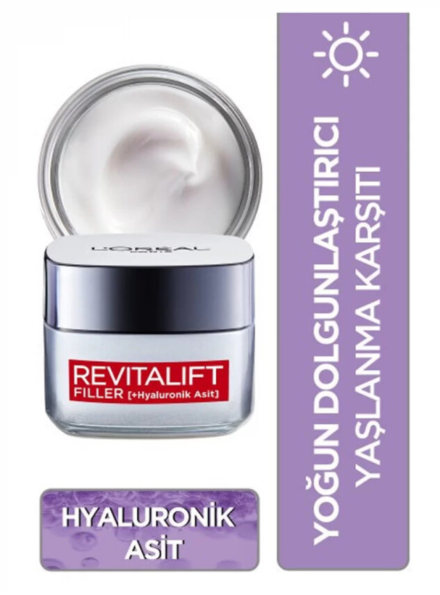 Loreal Paris Revitalift Filler Dolgunlaştırıcı Yaşlanma Karşıtı Gündüz Bakım Kremi 50 ml - Loreal