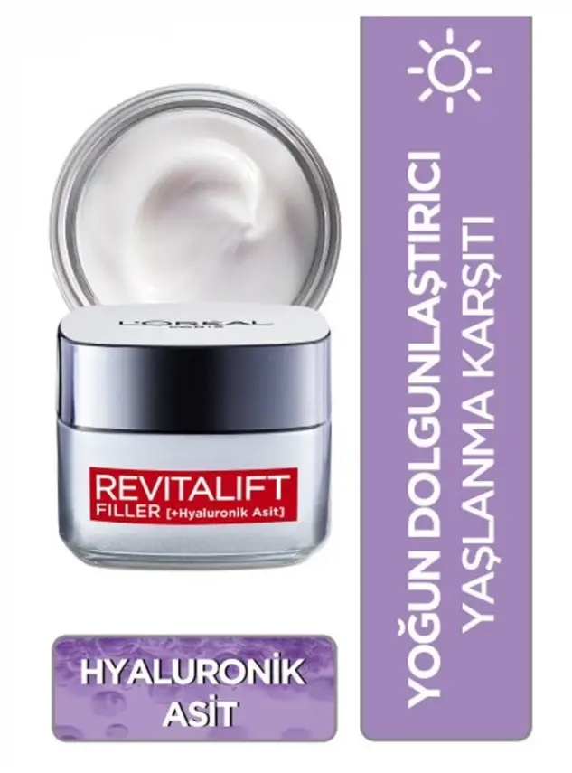Loreal Paris Revitalift Filler Dolgunlaştırıcı Yaşlanma Karşıtı Gündüz Bakım Kremi 50 ml - 1