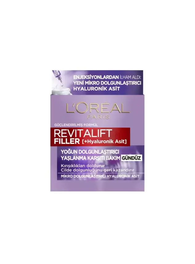 Loreal Paris Revitalift Filler Dolgunlaştırıcı Yaşlanma Karşıtı Gündüz Bakım Kremi 50 ml - 2