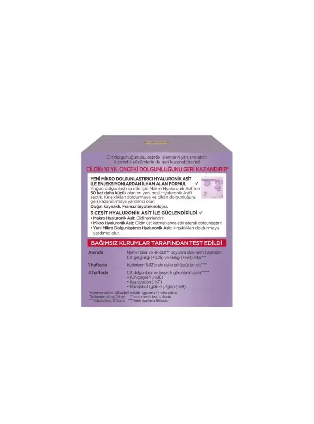 Loreal Paris Revitalift Filler Dolgunlaştırıcı Yaşlanma Karşıtı Gündüz Bakım Kremi 50 ml - 3
