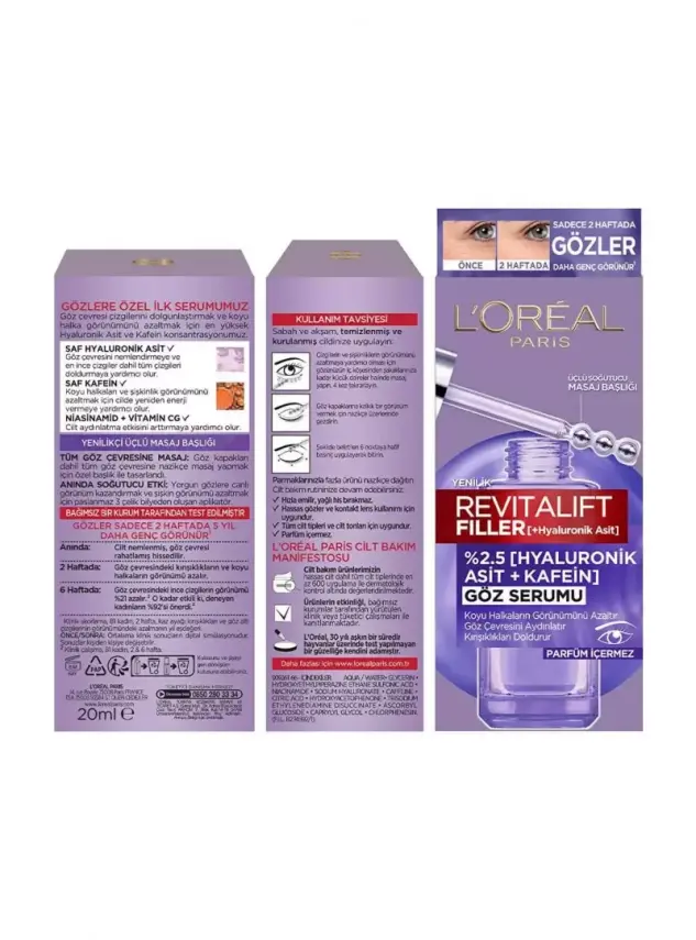 Loreal Paris Revitalift Filler Eye Serum 20 ml - 2