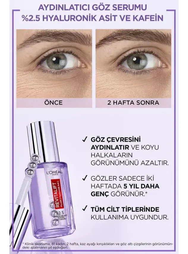 Loreal Paris Revitalift Filler Eye Serum 20 ml - 6