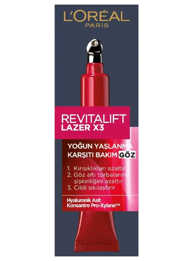 Loreal Paris Revitalift Lazer X3 Yaşlanma Karşıtı Göz Kremi 15 ml - 4
