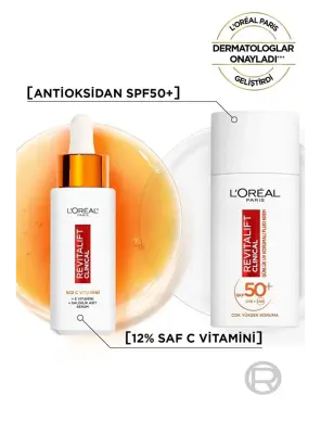 Loreal Paris Revitalift SPF 50+ Yüz Güneş Kremi - Fluid Krem - 50ml - 4