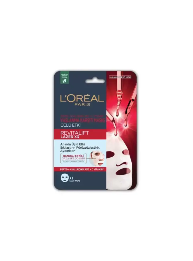 Loreal Paris Revitalift Yaşlanma Karşıtı Lazer Maske 1 Adet - 2