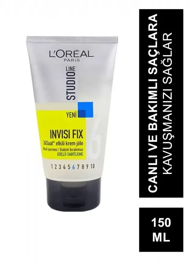 Loreal Paris Studio Line Mineral FX Invisi 24 Saat Etkili Krem Jöle Güçlü Sabitleme 150 ml - 1