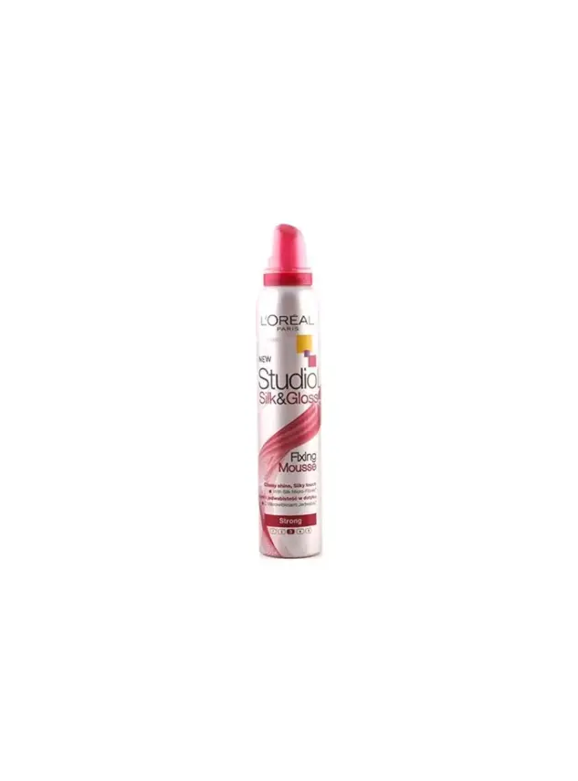 Loreal Paris Studio Line Silk & Gloss Fixing Mousse - Sabitleyici Köpük 200ml - 2