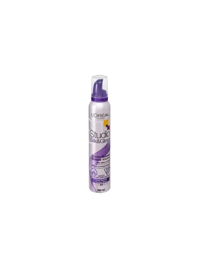 Loreal Paris Studio Line Silk & Gloss Volume Mousse - Hacim Köpüğü 200ml - 2