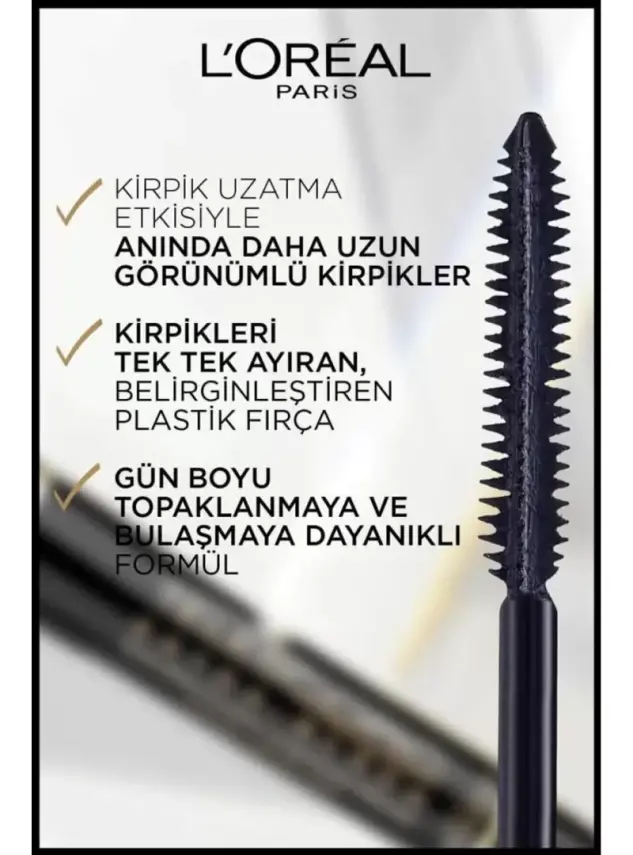 Loreal Paris Telescopic Carbon Black Maskara - Siyah 8 ml - 3