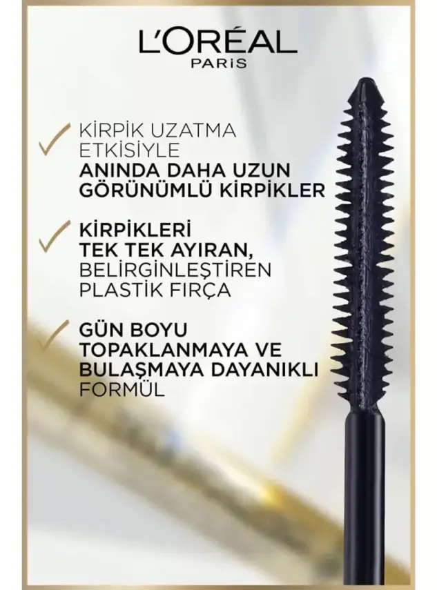 Loreal Paris Telescopic Gold Mascara Black 8ml - 5