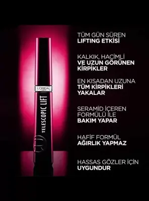 Loreal Paris Telescopic Lift Maskara 9.9 ml - 6