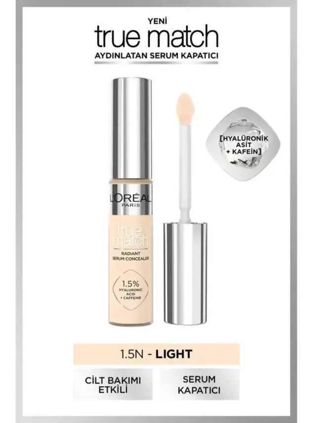 Loreal Paris True Match Aydınlatan Serum Kapatıcı - 1,5N Light - 1