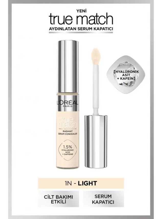 Loreal Paris True Match Aydınlatan Serum Kapatıcı - 1N Light - Loreal