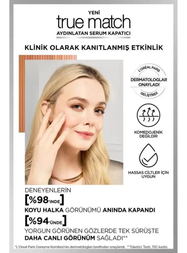Loreal Paris True Match Aydınlatan Serum Kapatıcı - 1N Light - 4