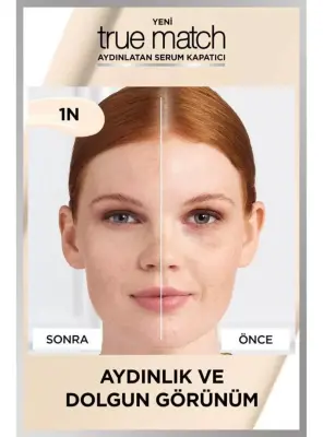 Loreal Paris True Match Aydınlatan Serum Kapatıcı - 1N Light - 6