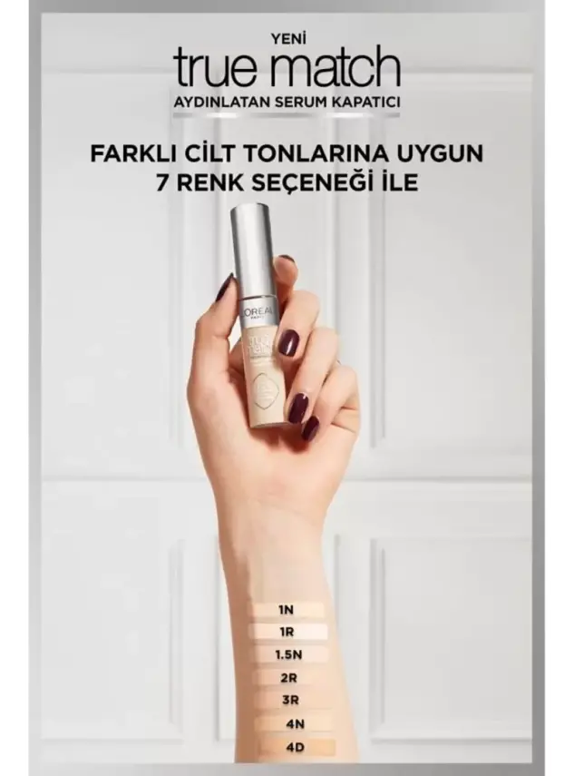 Loreal Paris True Match Aydınlatan Serum Kapatıcı - 1N Light - 7