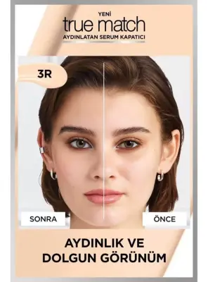 Loreal Paris True Match Aydınlatan Serum Kapatıcı - 3R Light Medium - 6