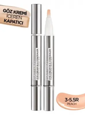 Loreal Paris True Match Göz Kremi İçeren Kapatıcı -2'si 1 Arada- 3-5,5R - 1