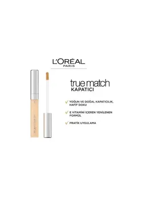 Loreal Paris True Match Kapatıcı - 2N VANILLA 6.8ml - 4