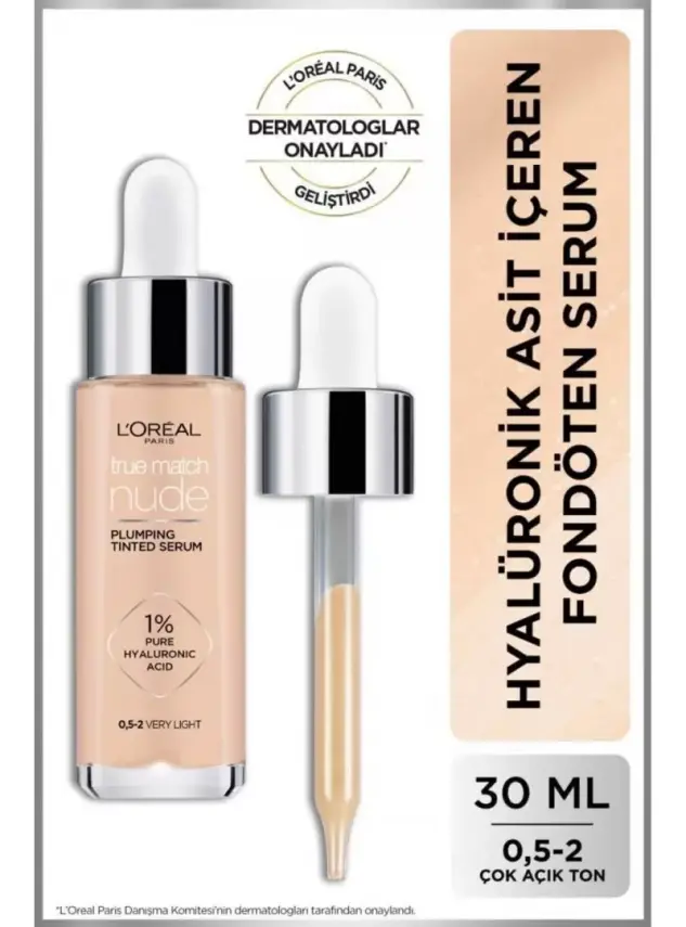 Loreal Paris True Match Nude Fondöten Serum 0.5-2 Very Light 30ml - 1