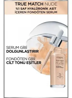 Loreal Paris True Match Nude Fondöten Serum 0.5-2 Very Light 30ml - 2