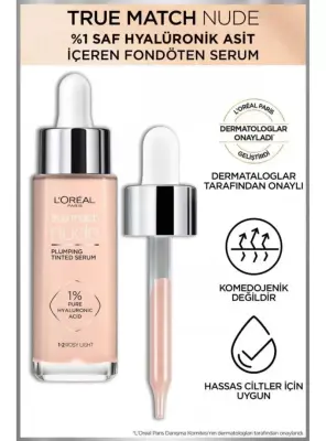 Loreal Paris True Match Nude Fondöten Serum 1-2 Rosy Light 30ML - 3