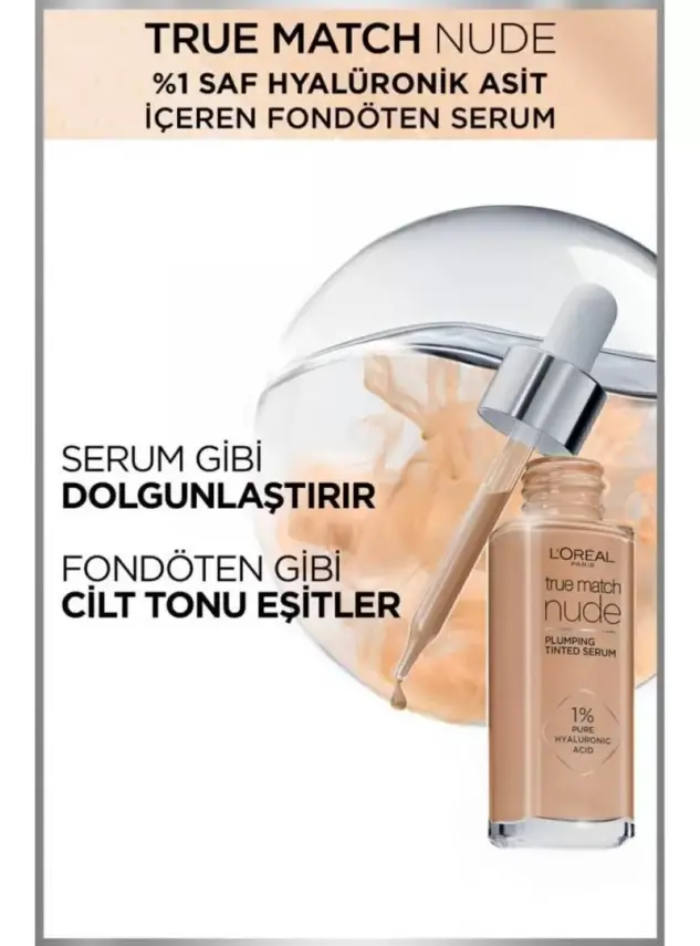Loreal Paris True Match Nude Fondöten Serum 3-4 Light Medium 30ml - 2