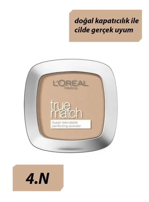 Loreal Paris True Match Pudra 4.N Beige 9gr - 1