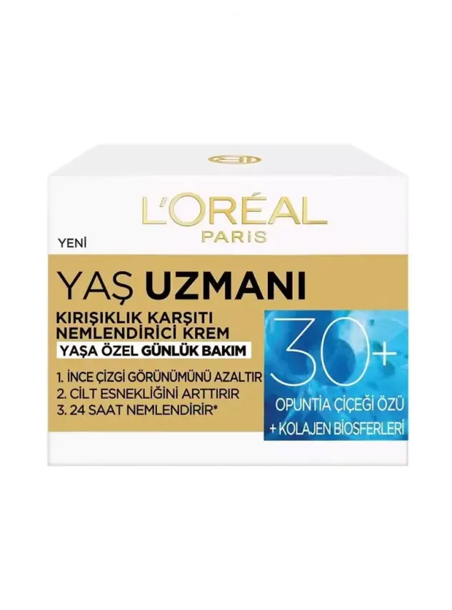 Loreal Paris Yaş Uzmanı 30+ Nemlendirici Gece Kremi 50ml - 3