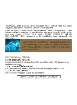 Loreal Paris Yaş Uzmanı 30+ Nemlendirici Gece Kremi 50ml - 5