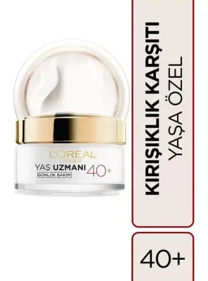 Loreal Paris Yaş Uzmanı 40+ Sıkılaştırıcı Gece Kremi 50ml - 1