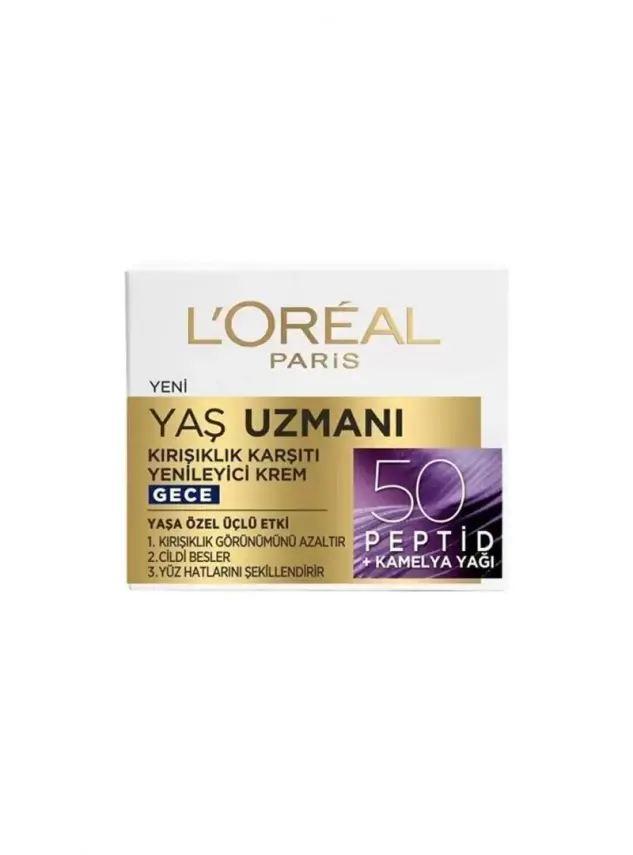 Loreal Paris Yaş Uzmanı 50+ Yenileyici Gece Bakım Kremi 50 ml - 2