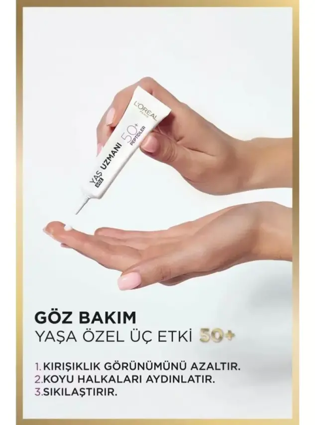Loreal Paris Yaş Uzmanı 50+ Yenileyici Göz Bakım Kremi 15ml - 4