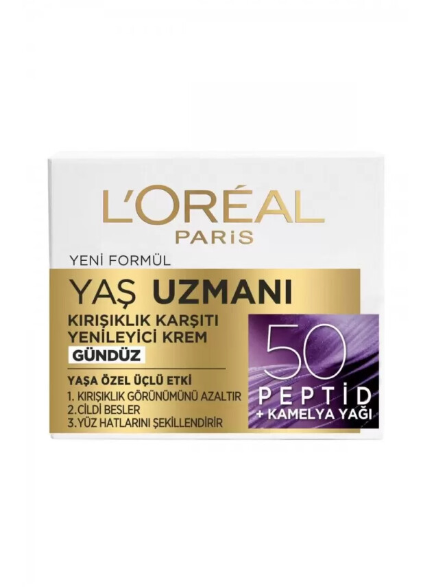 Loreal Paris Yaş Uzmanı 50+ Yenileyici Gündüz Bakım Kremi 50 ml - Loreal