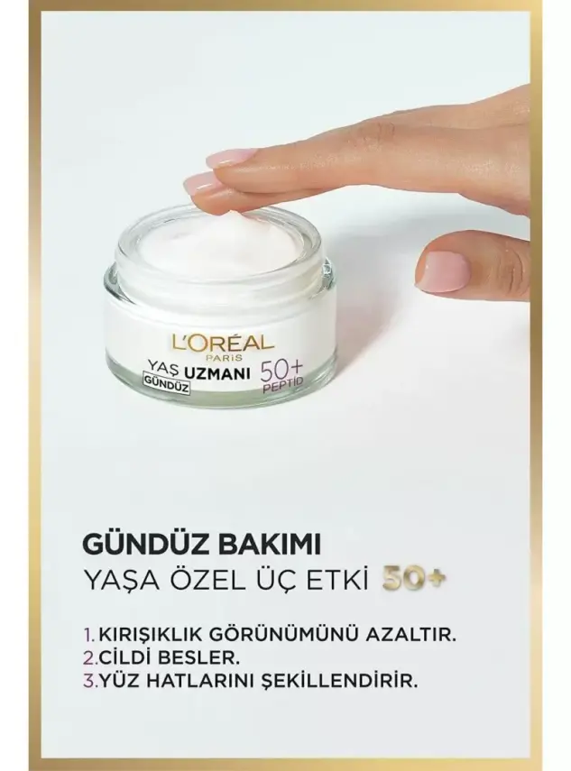 Loreal Paris Yaş Uzmanı 50+ Yenileyici Gündüz Bakım Kremi 50 ml - 5