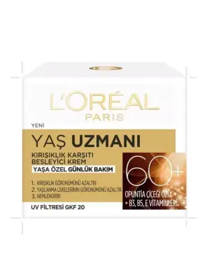 Loreal Paris Yaş Uzmanı 60+ Besleyici Gündüz Bakım Kremi SPf20 50 ml - 3