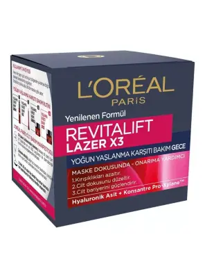 Loreal Revitalift Lazer X3 Yaşlanma Karşıtı Gündüz Bakım Kremi 50ml - 3