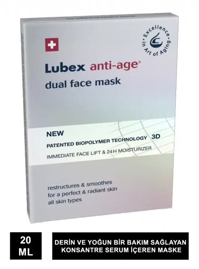 Lubex Anti Age Dual Face Mask 20 ml - 2