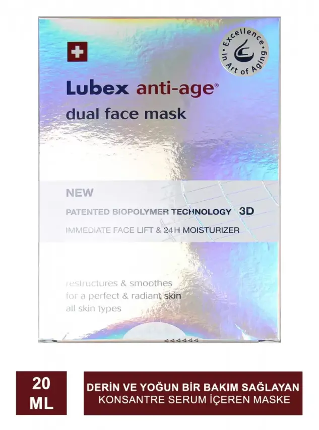 Lubex Anti Age Dual Face Mask 20 ml - 3