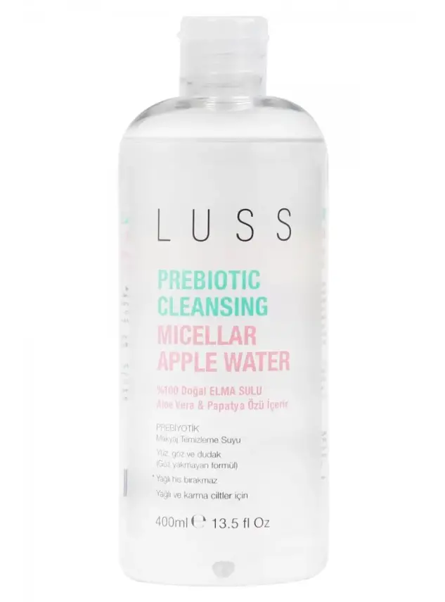 LUSS Prebiotic Cleansing Micellar Doğal Elma Suyu 400 ml - 2
