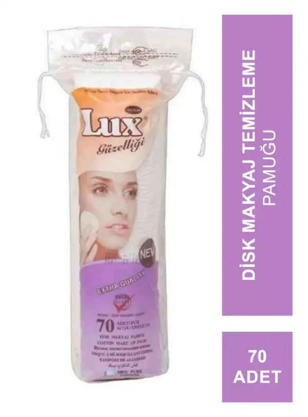 Lux Disk Makyaj Temizleme Pamuğu 70 Adet - 1