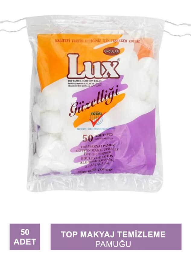 Lux Top Makyaj Pamuğu 50 Adet - Lux