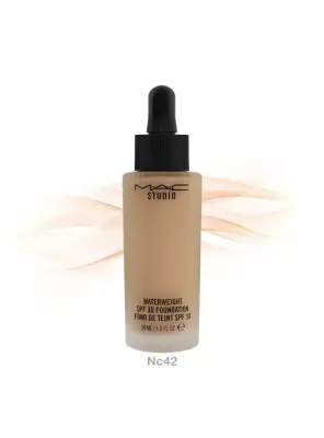 MAC Studio Waterweight SPF 30 Foundation 30 ml Su Bazlı Hafif Kapatıcı Fondöten - 8