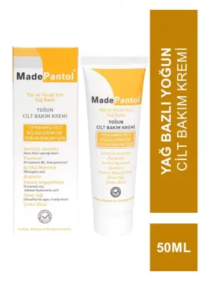MadePantol Yağ Bazlı Yoğun Cilt Bakım Kremi 50 ml - 2