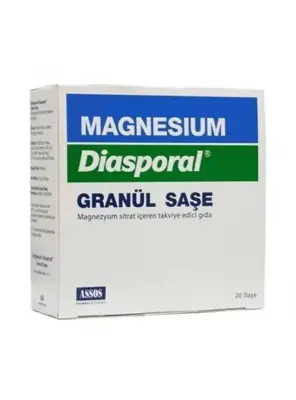 Magnesium Diasporal Granül 20 Saşe - Assos