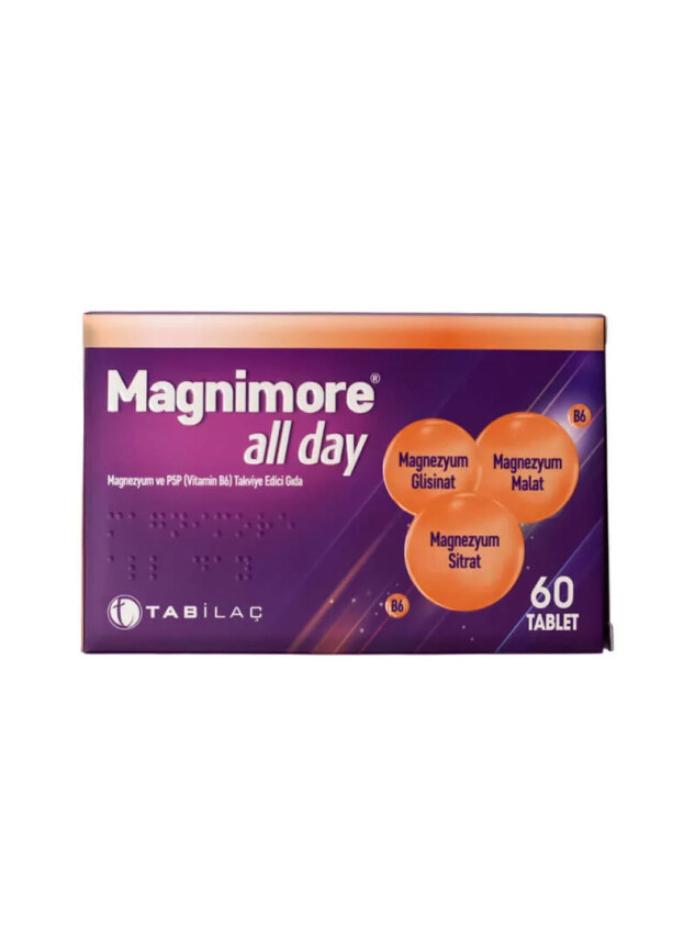 Magnimore All Day 60 Tablet - Tabilaç