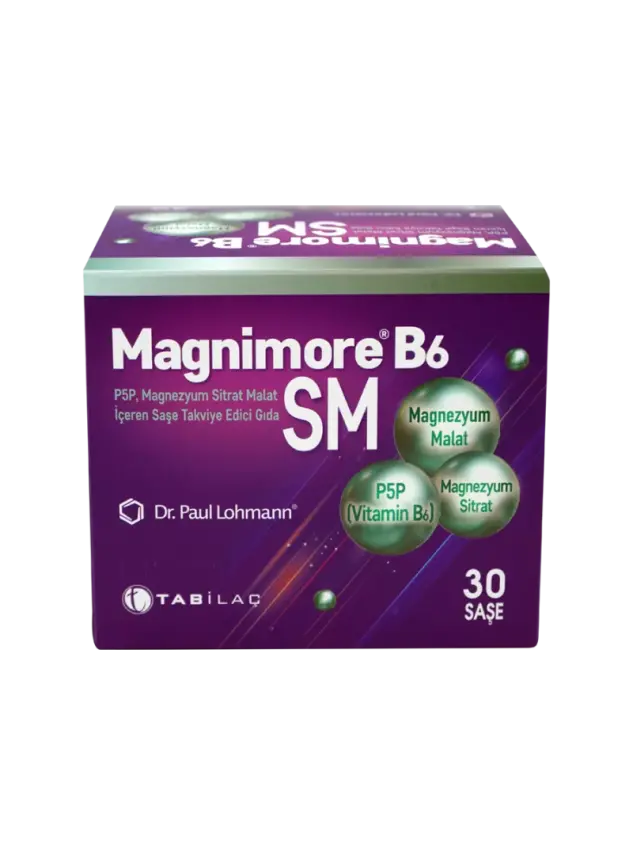 Magnimore B6 SM Takviye Edici Gıda 30 Şase - 1