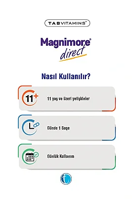 Magnimore Direct Magnezyum 30 Stick Saşe - 4