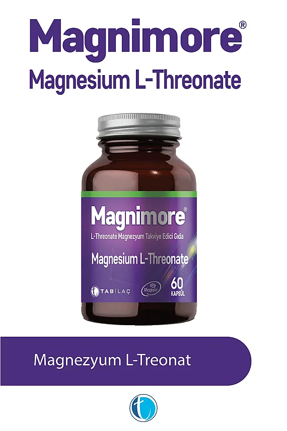 Magnimore Magnesium L Threonate 60 Kapsül - 1