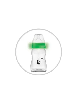 Mamajoo Gece & Gündüz Biberonu 270 ml & Anti-Kolik Biberon Emziği No:2 / M - Mamajoo